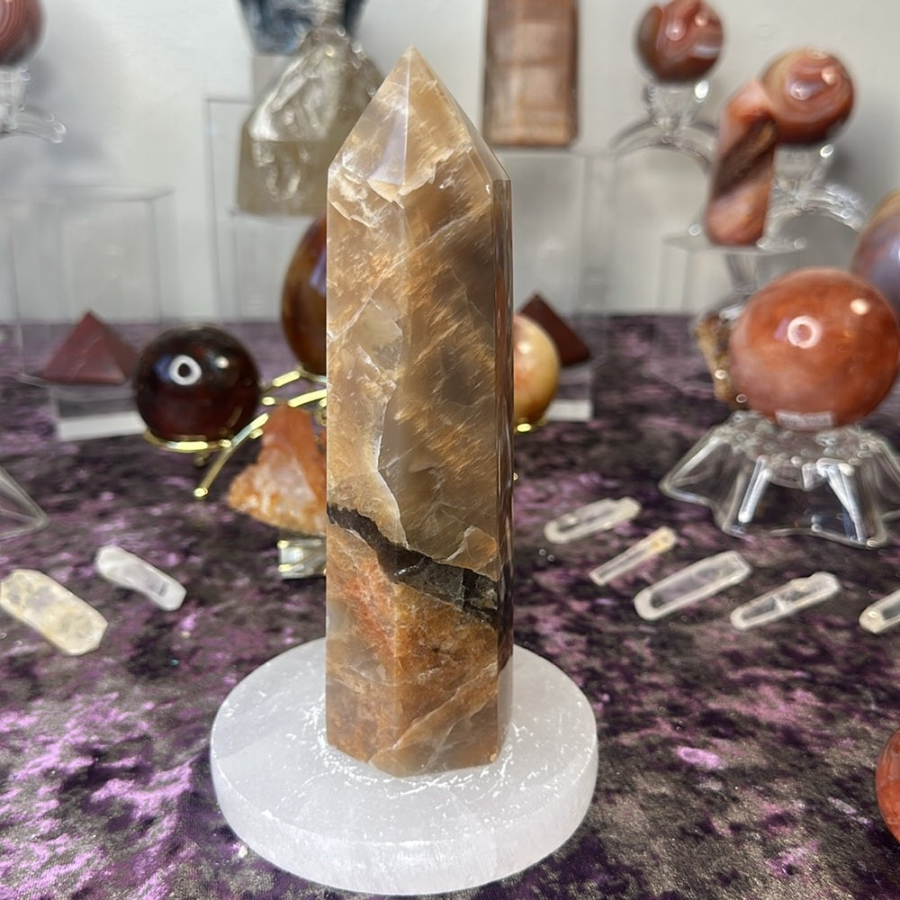 Peach Moonstone Tower - PMT02