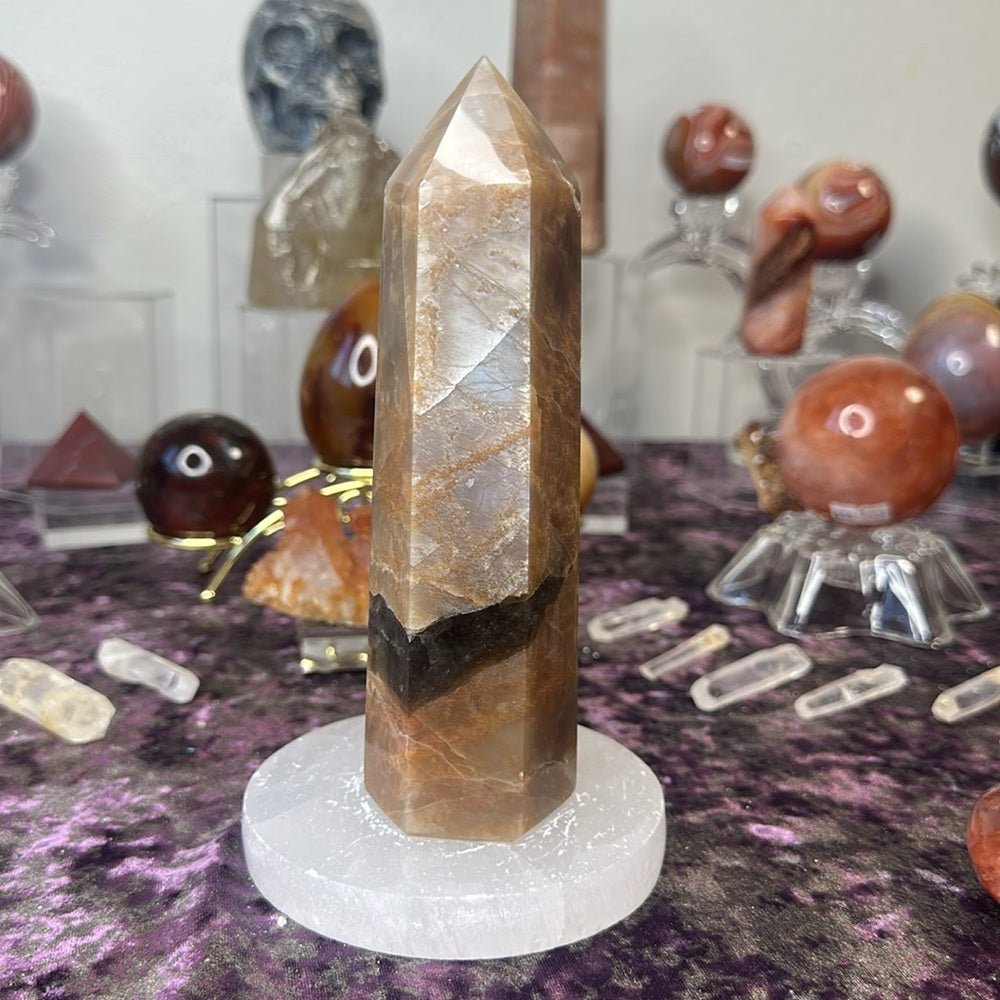 Peach Moonstone Tower - PMT02