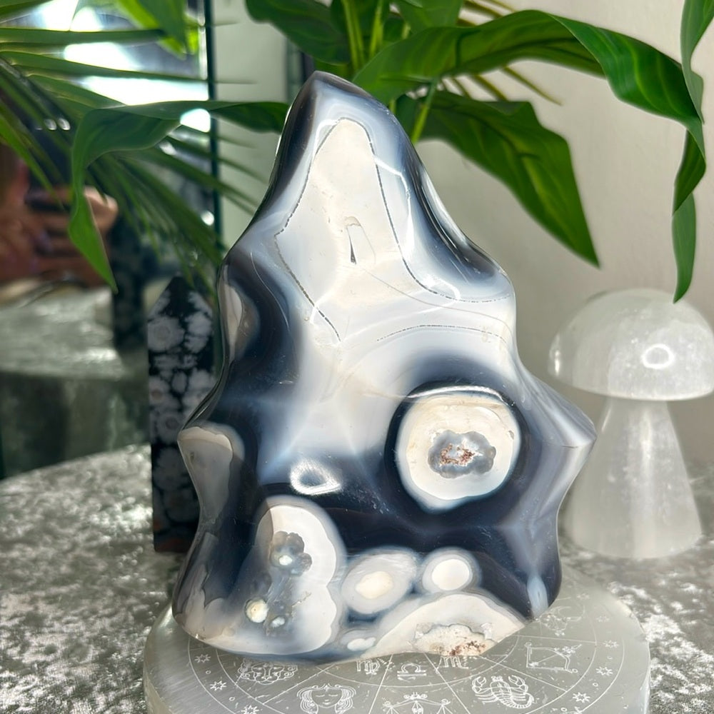 Orca agate flame OAF01