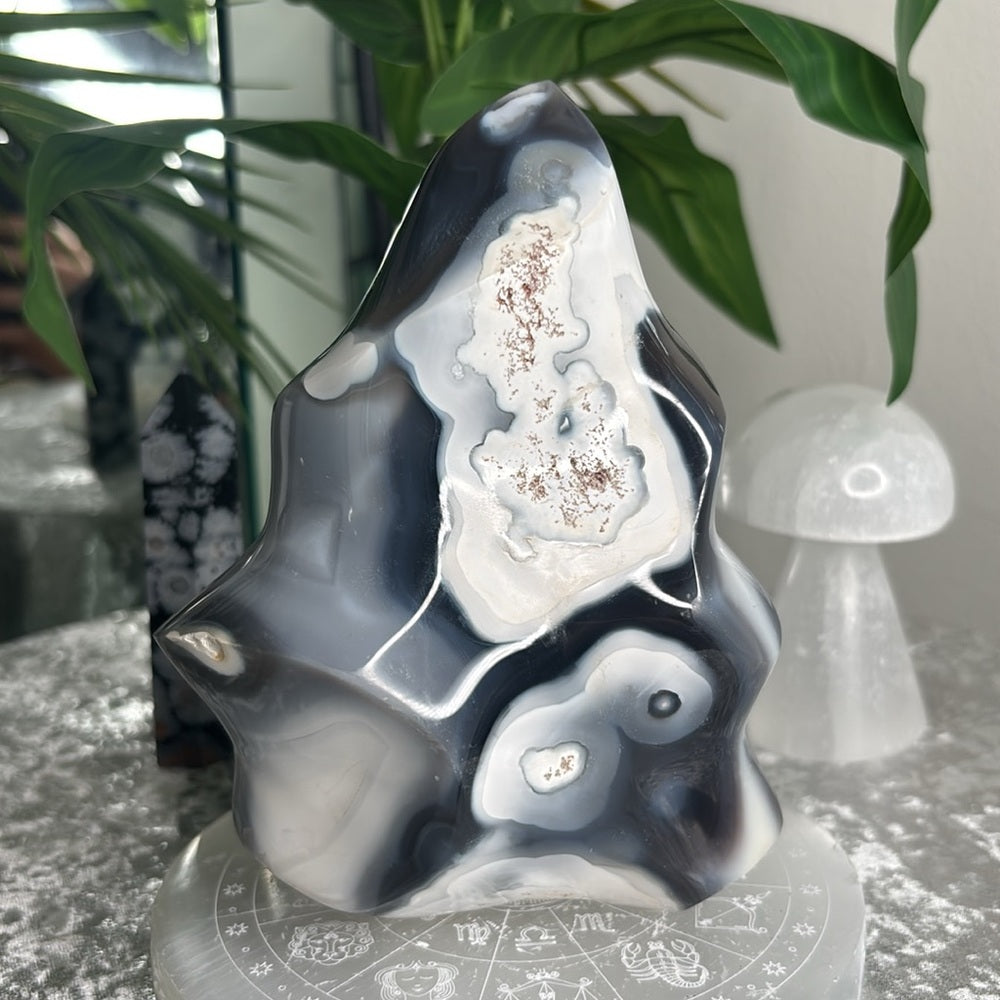 Orca agate flame OAF01