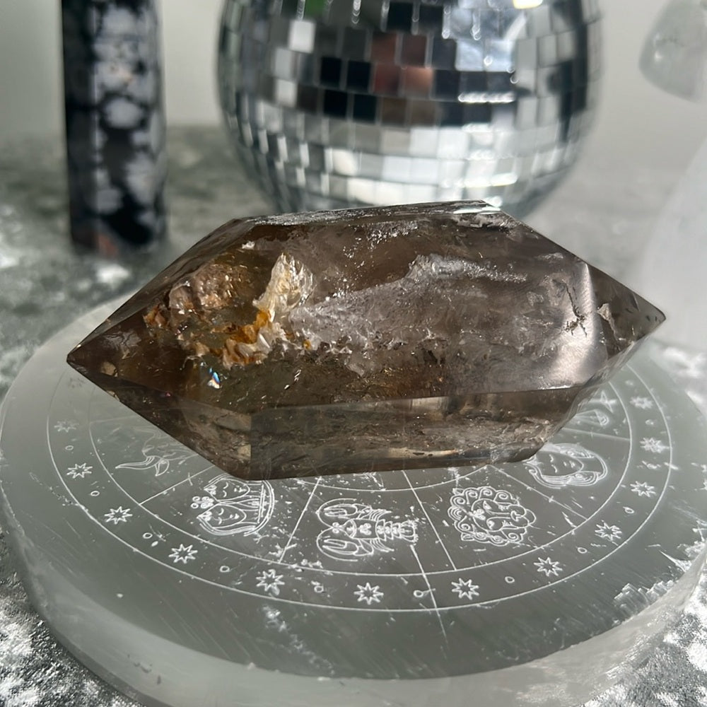 Double Terminated Smokey Elestial - DT05