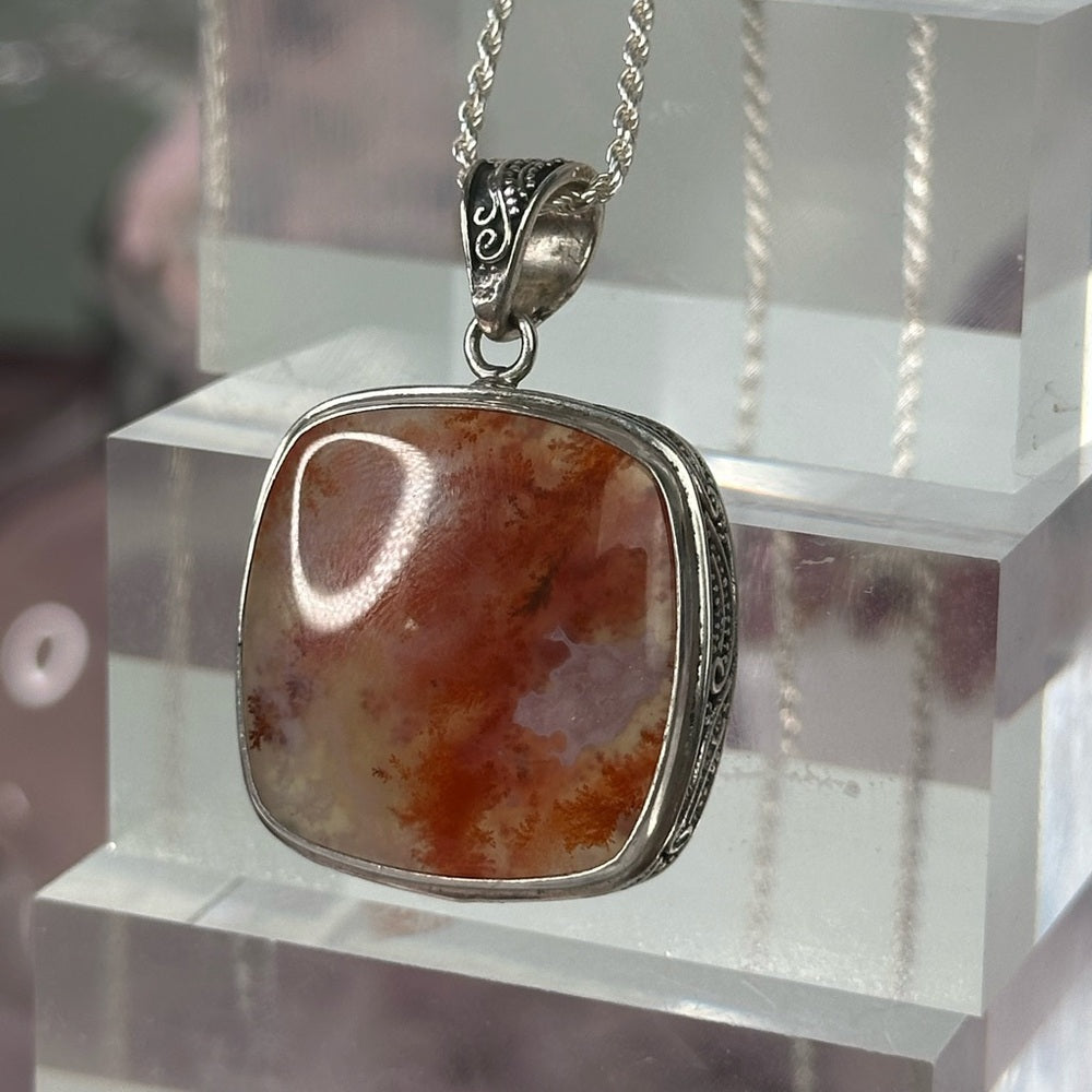 Caray plume agate from California CA01