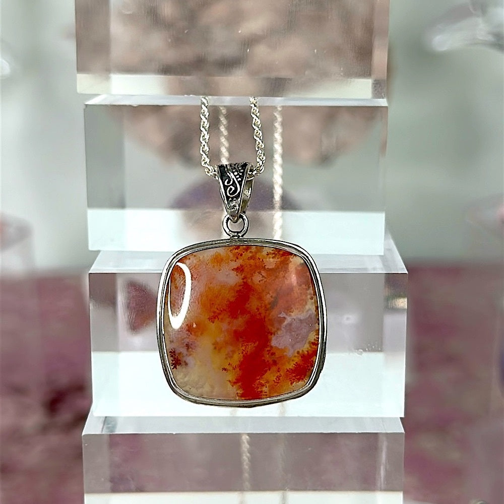 Caray plume agate from California CA01