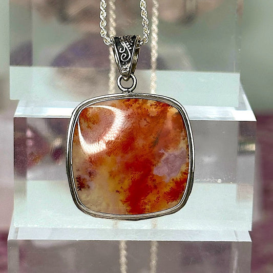 Caray plume agate from California CA01