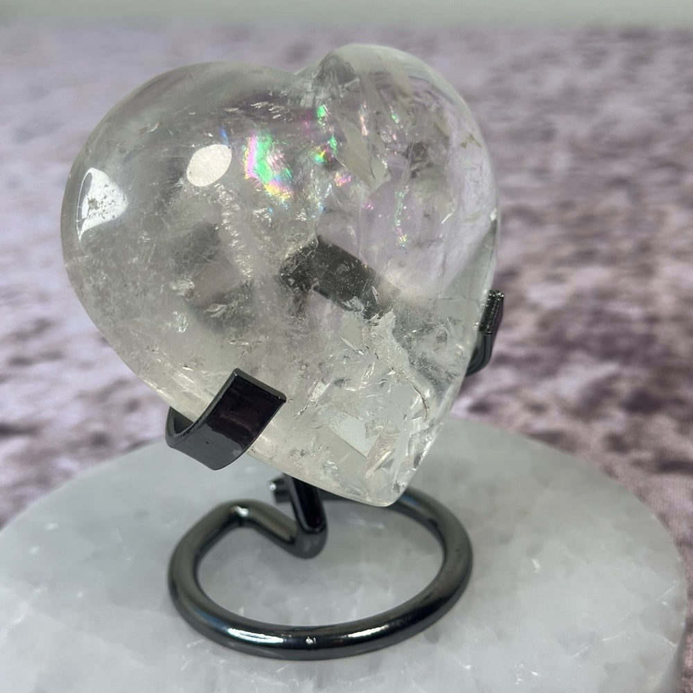 Clear Quartz Heart - CQH08