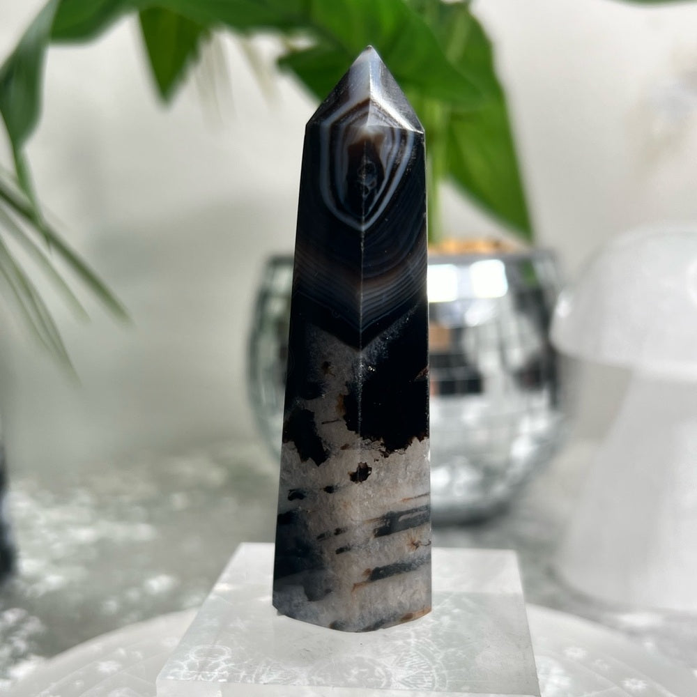 Black Sardonyx Tower- BST02