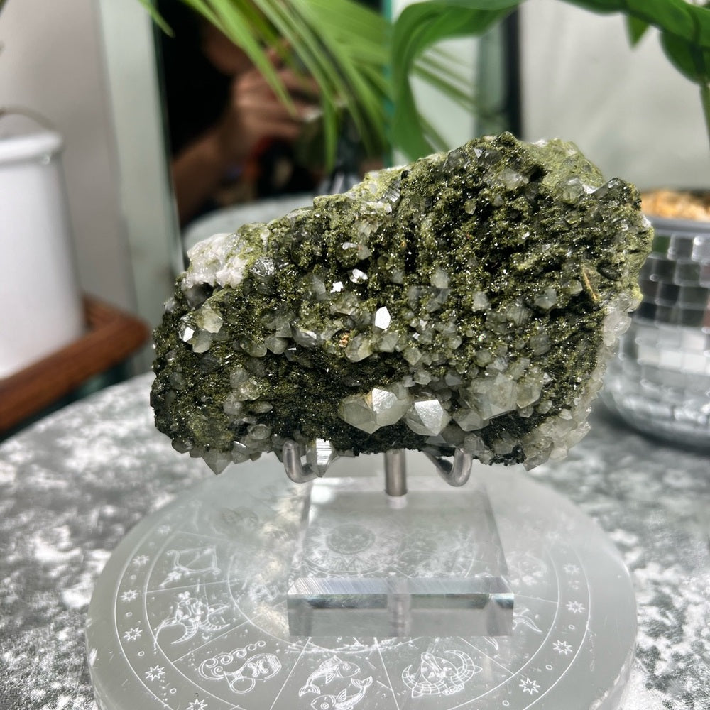 Epidote Quartz From Turkey- EQT01
