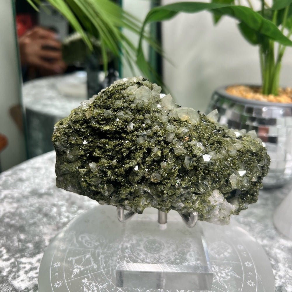 Epidote Quartz From Turkey- EQT01