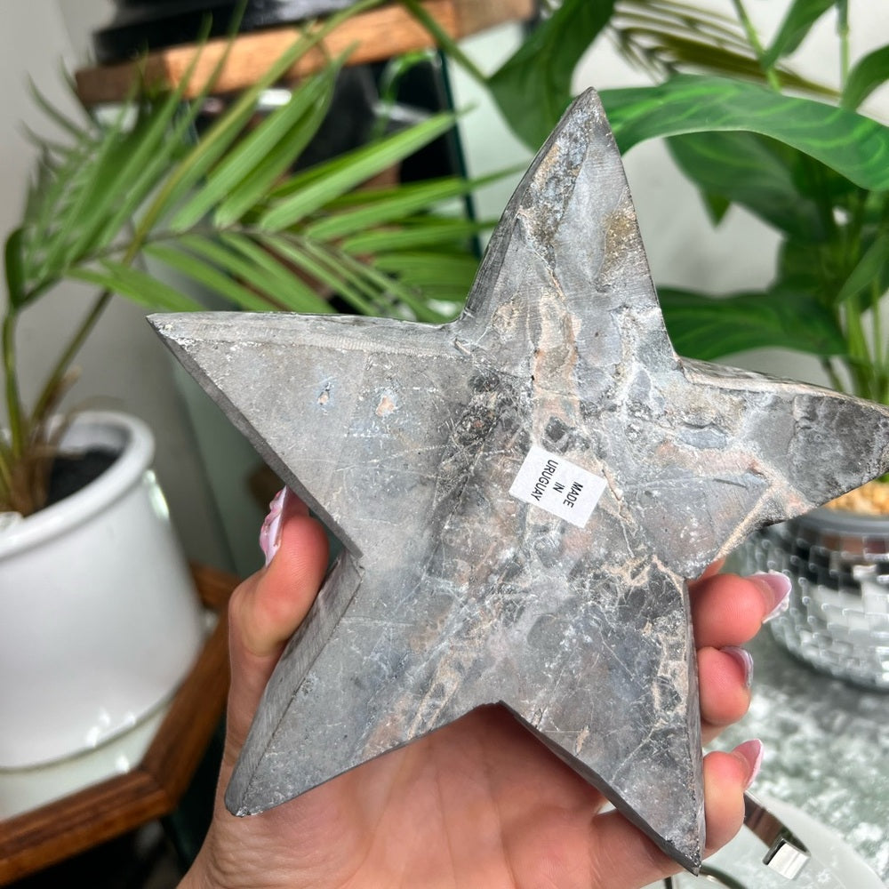 Amethyst Starfish Carving- ASC1