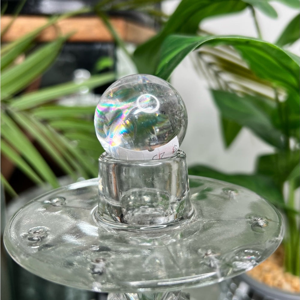 Rainbow Clear Quartz Sphere- RCQS2