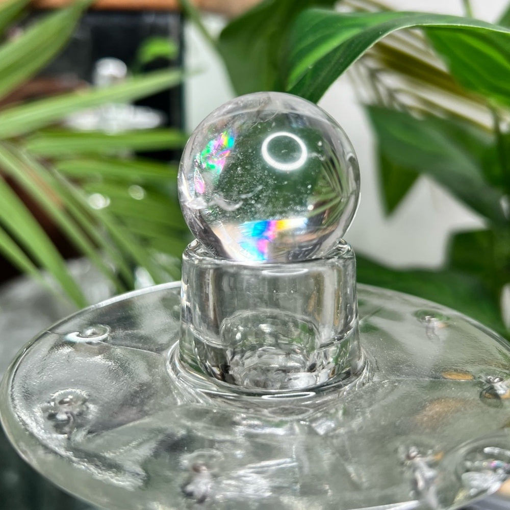 Rainbow Clear Quartz Sphere- RCQS2