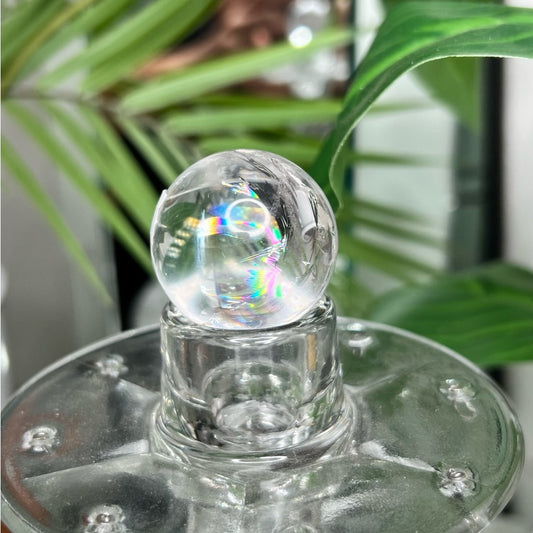 Rainbow Clear Quartz Sphere- RCQS2