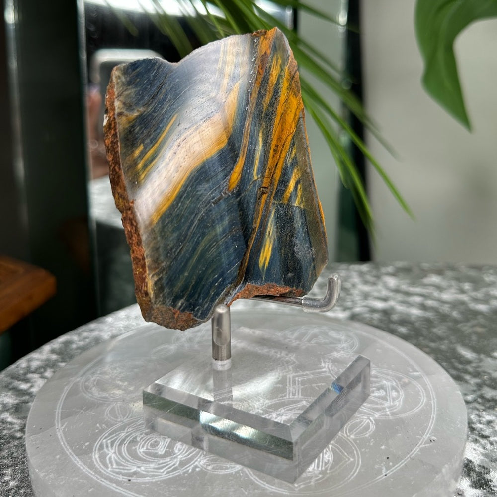 Blue Golden Tigers-eye Polished slabs-  BGT1