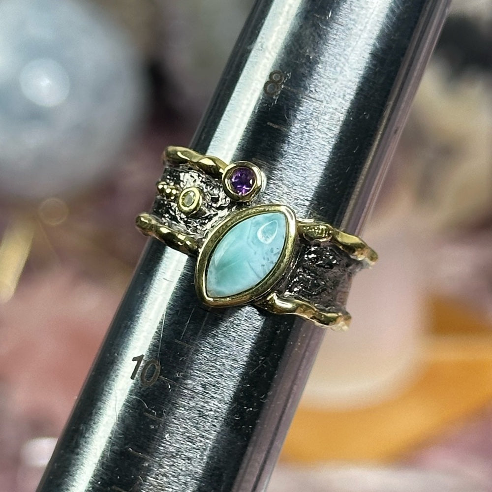 Larimar ring size 9