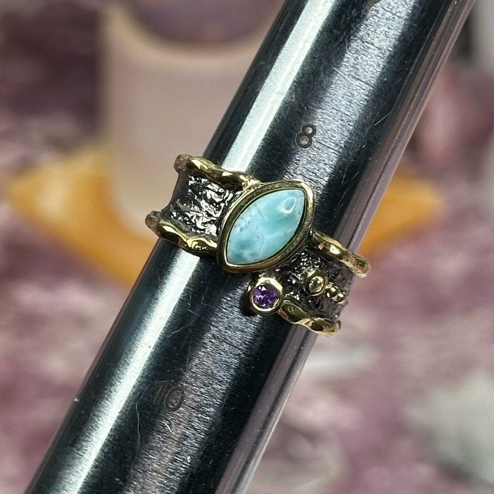 Larimar ring size 9