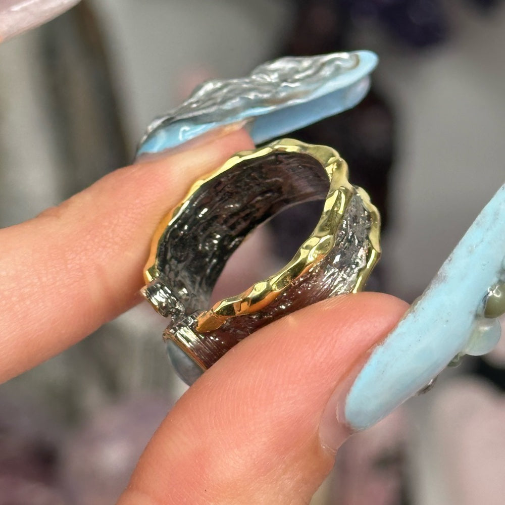 Larimar ring size 9
