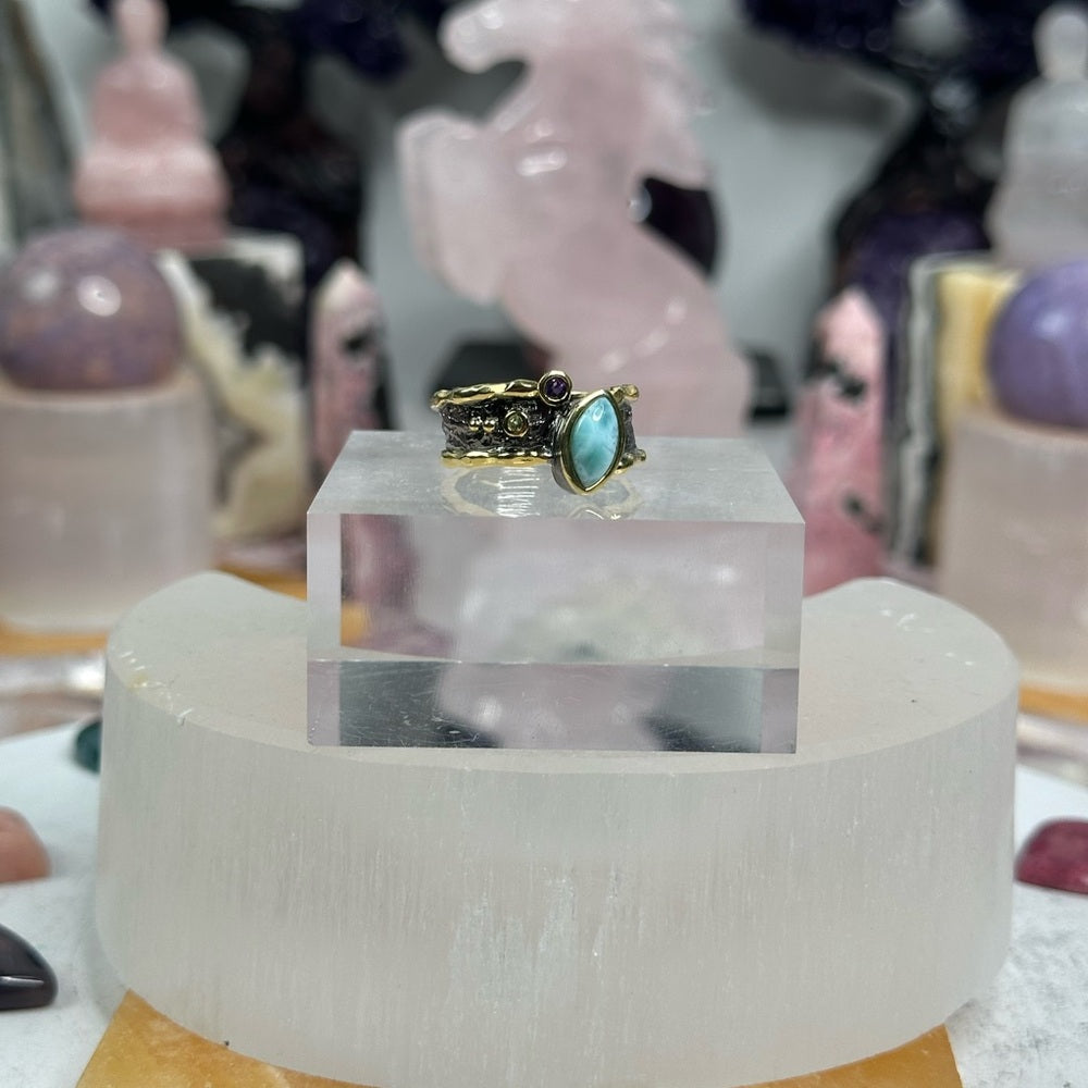 Larimar ring size 9