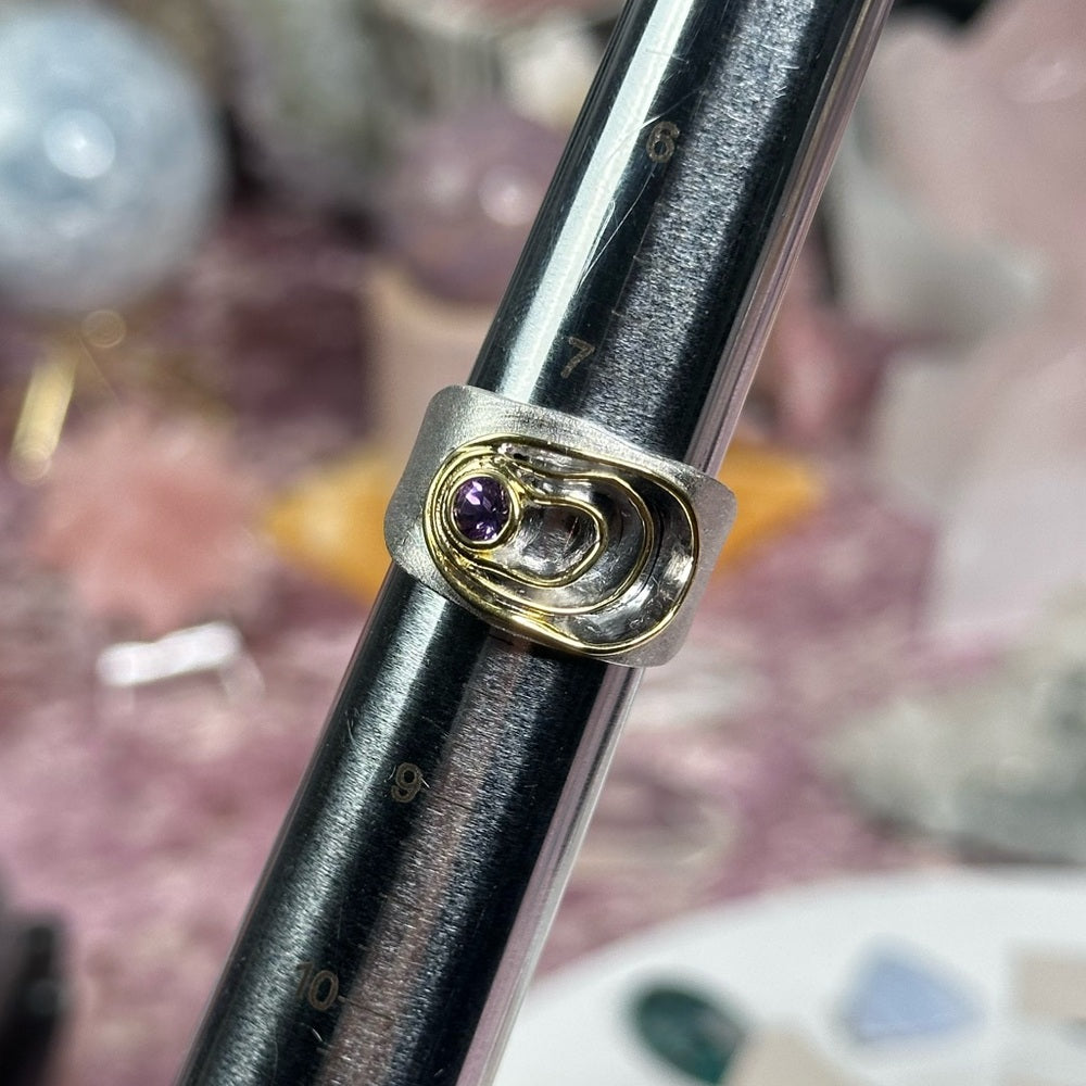 Amethyst ring size 8