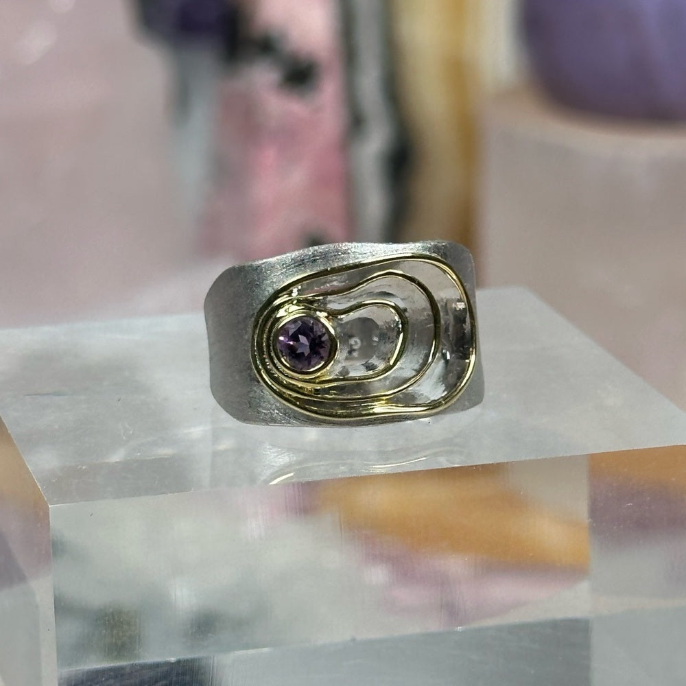 Amethyst ring size 8