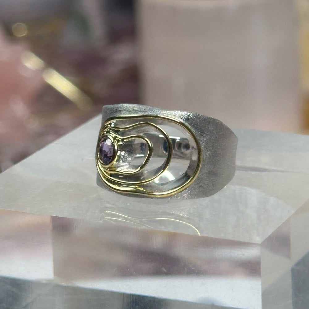 Amethyst ring size 8