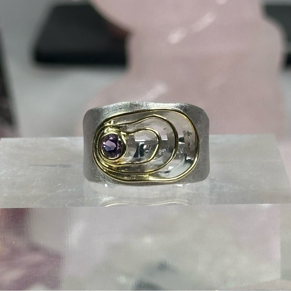 Amethyst ring size 8