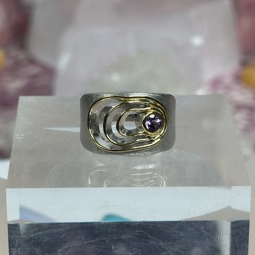 Amethyst ring size 8