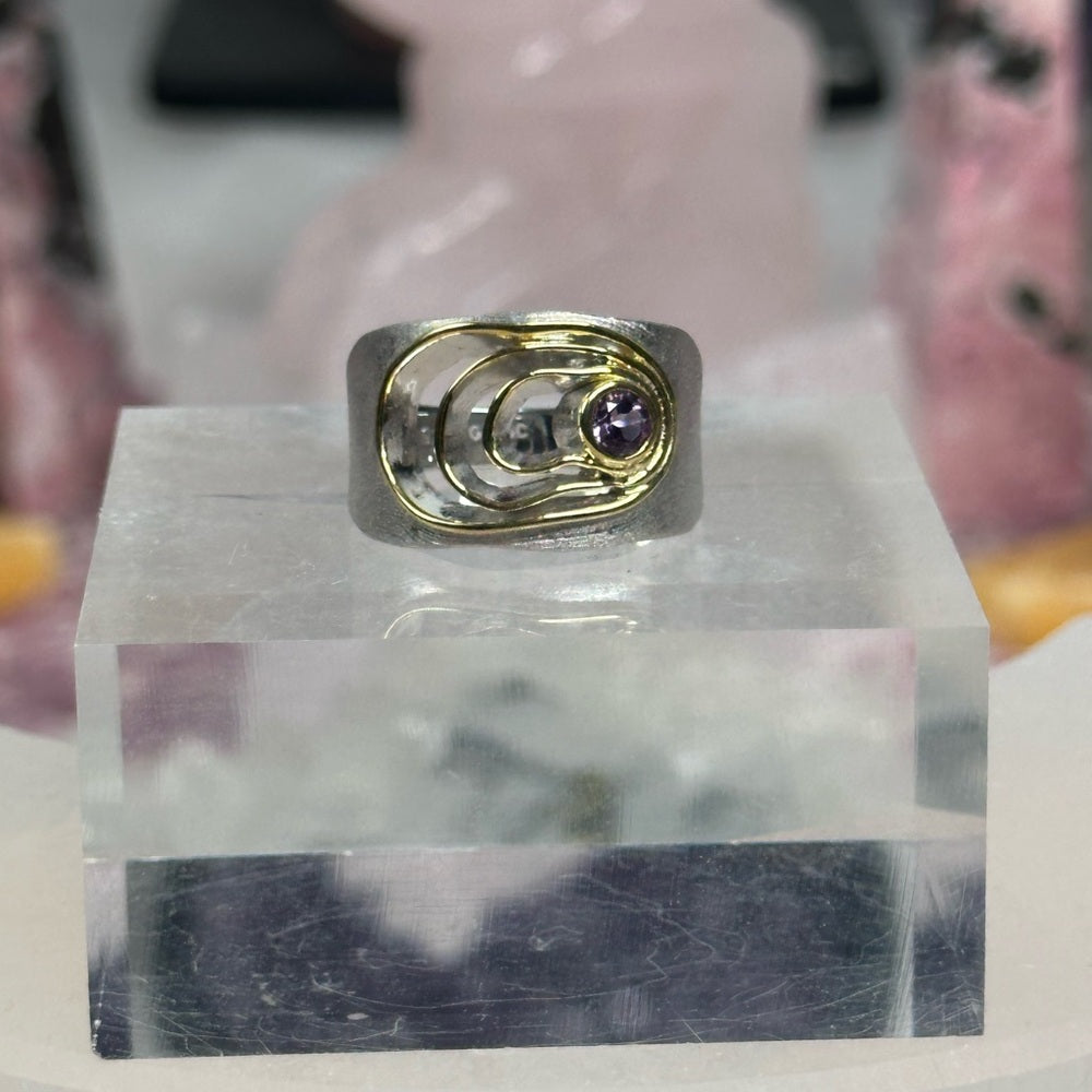 Amethyst ring size 8