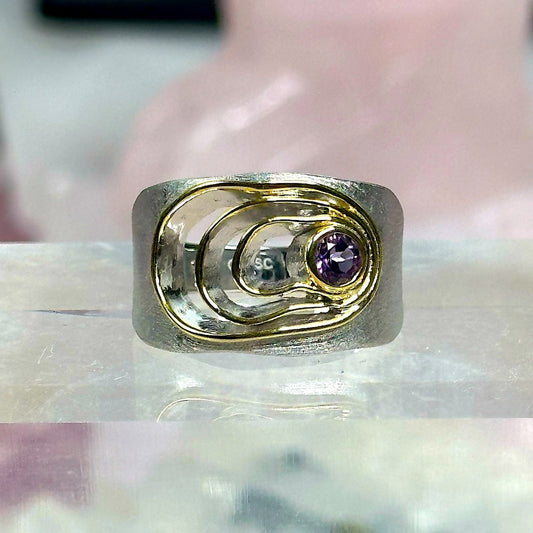 Amethyst ring size 8