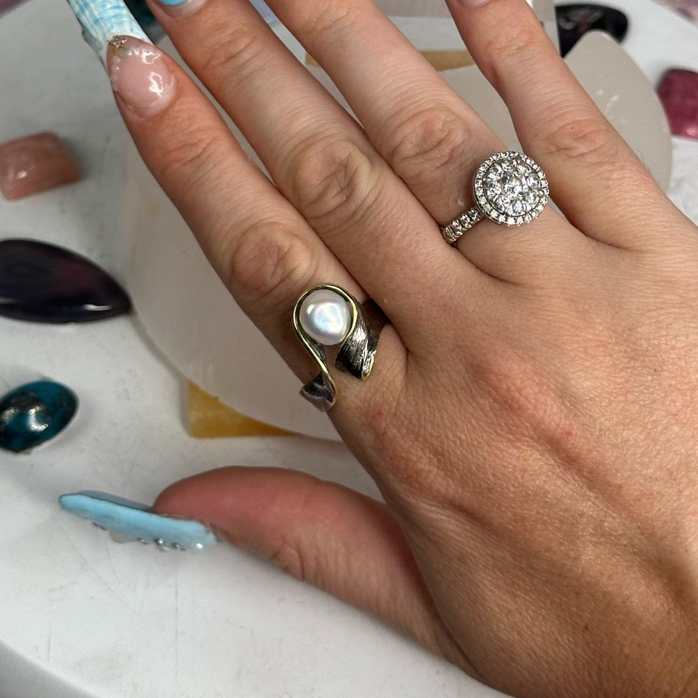 Pearl ring size 9