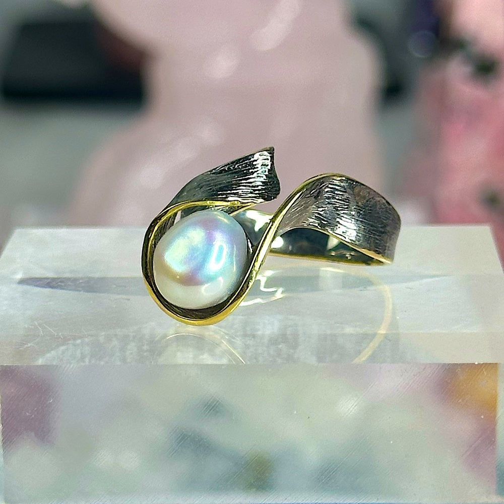 Pearl ring size 9