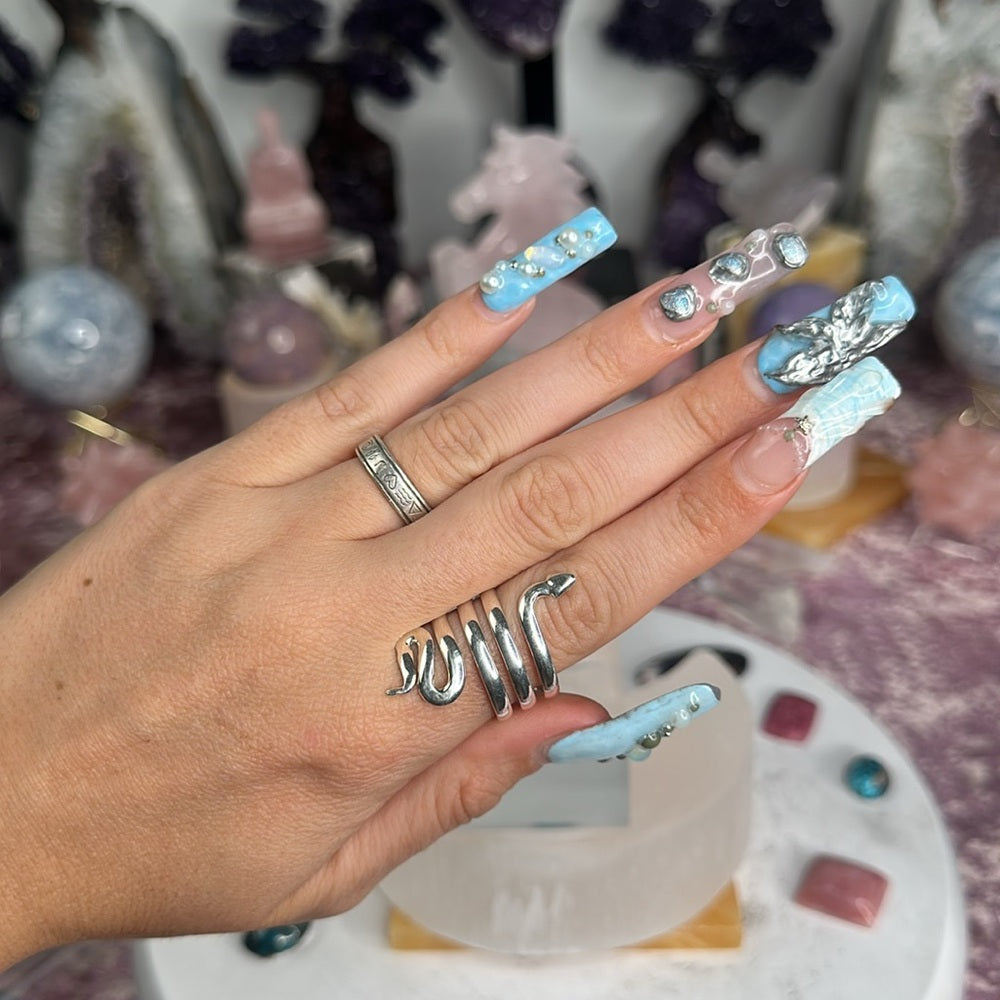 Larimar ring size 6