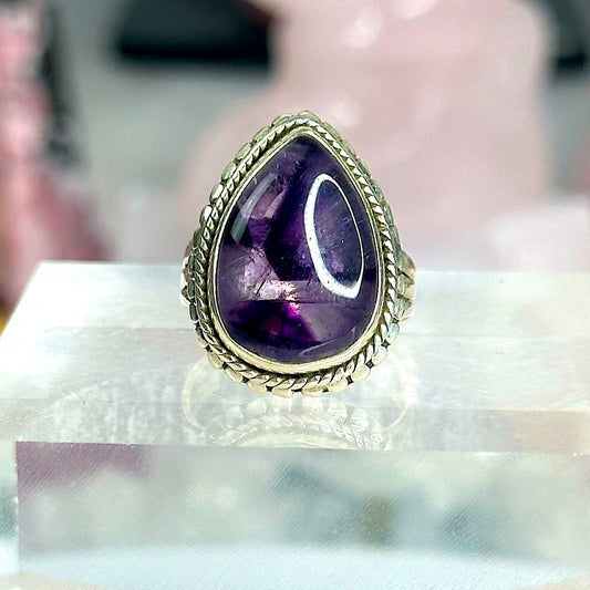 Amethyst ring size 6.5