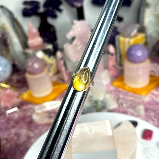 Citrine ring size 6.5