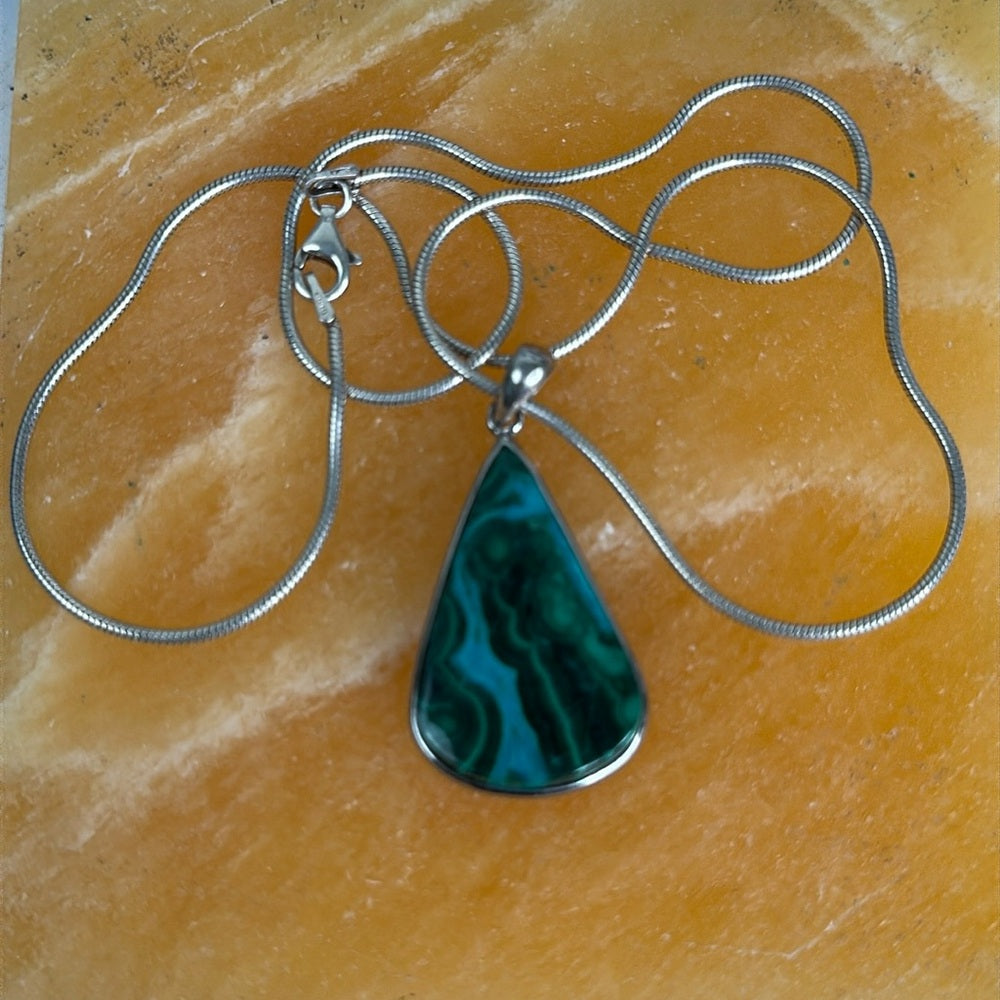 Malachite Chrysocolla Necklace MCN02