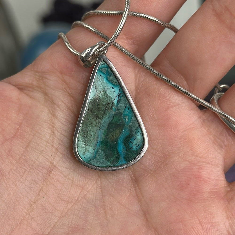 Malachite Chrysocolla Necklace MCN02