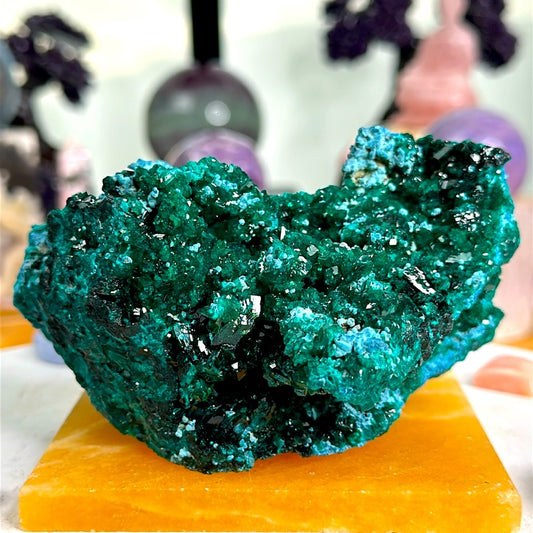 Dioptase W. Chrysocolla From Congo DCC01