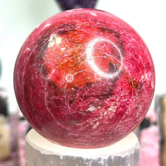 Thulite Sphere from Norway ❤️🔥🐦‍🔥 TSN01
