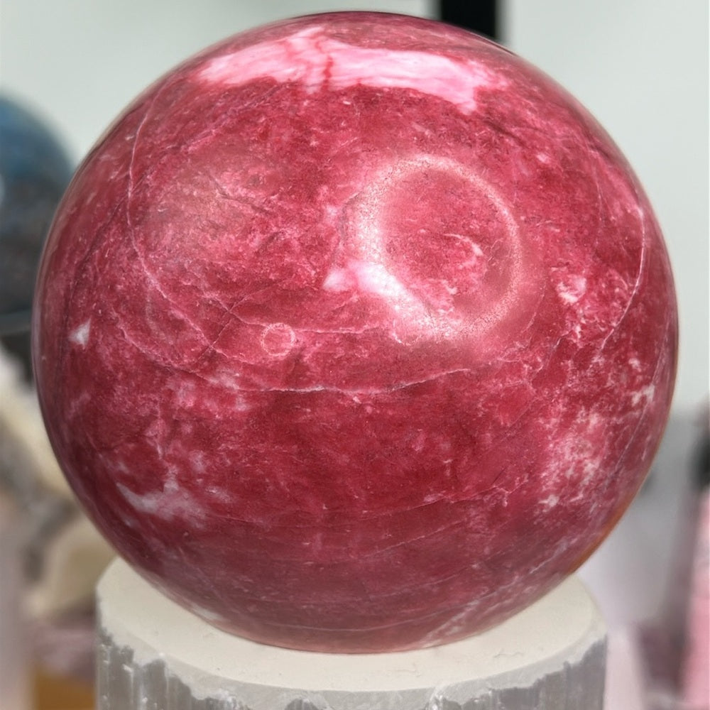 Thulite Sphere from Norway ❤️🔥🐦‍🔥 TSN01