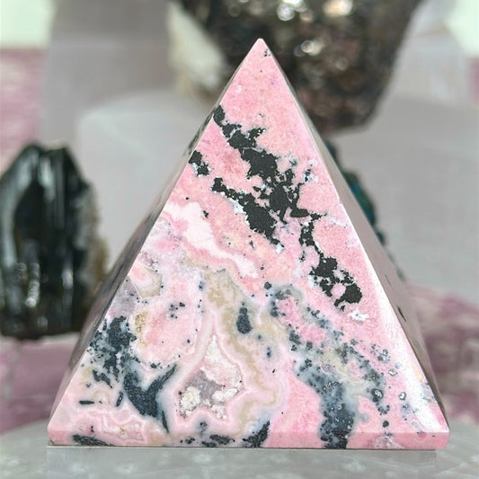 Large Rhodonite Pyramid From Peru - RPP3 🌸