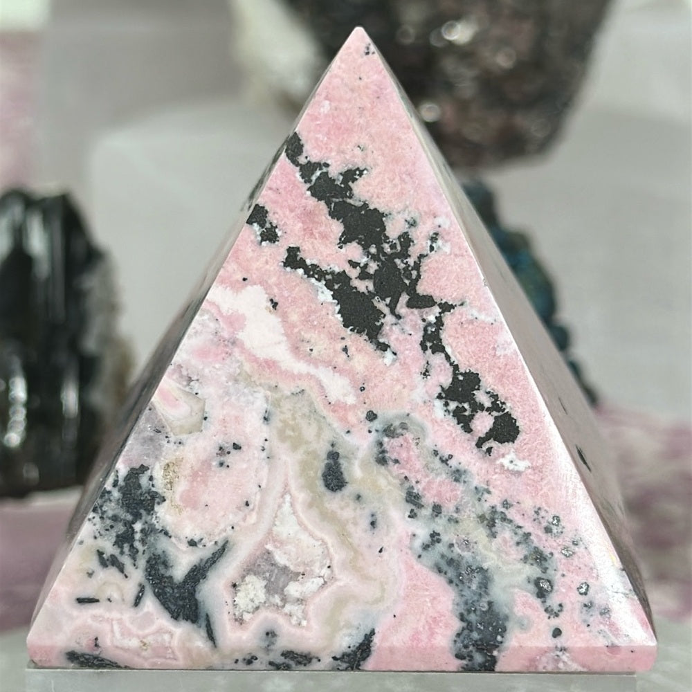 Large Rhodonite Pyramid From Peru - RPP3 🌸