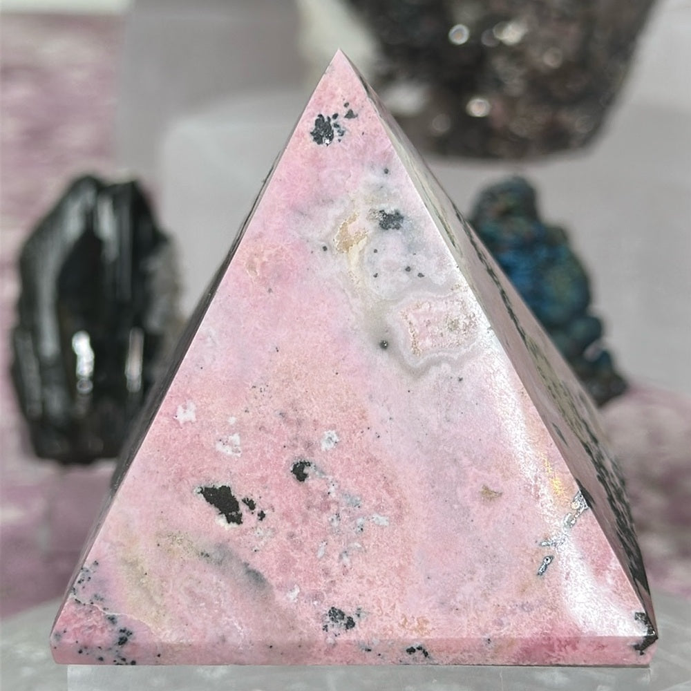 Large Rhodonite Pyramid From Peru - RPP3 🌸