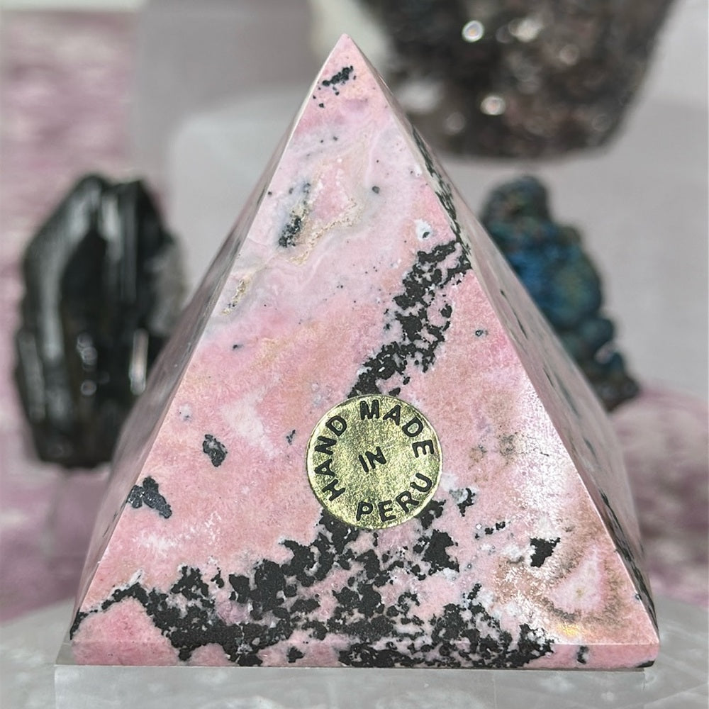 Large Rhodonite Pyramid From Peru - RPP3 🌸