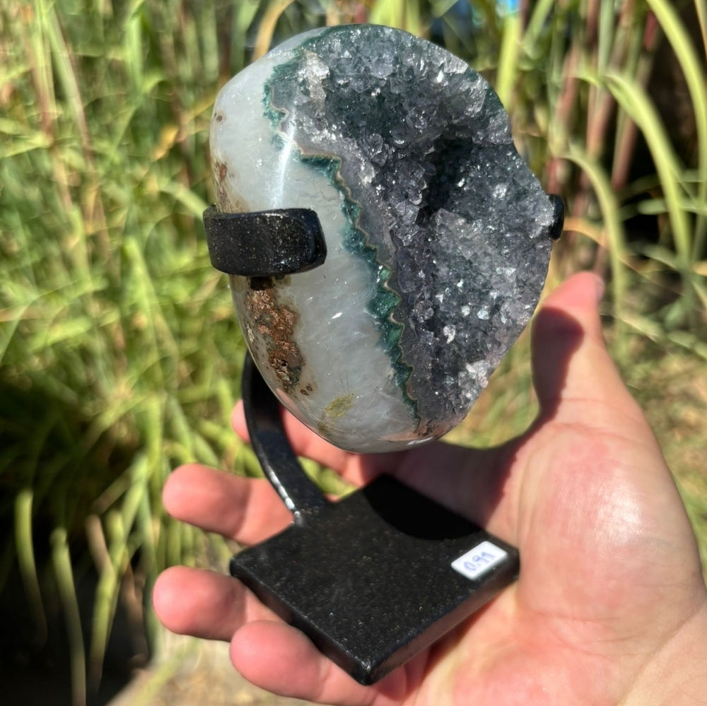 Purple Amethyst With Green Japer Banding 💜💚 PGA01