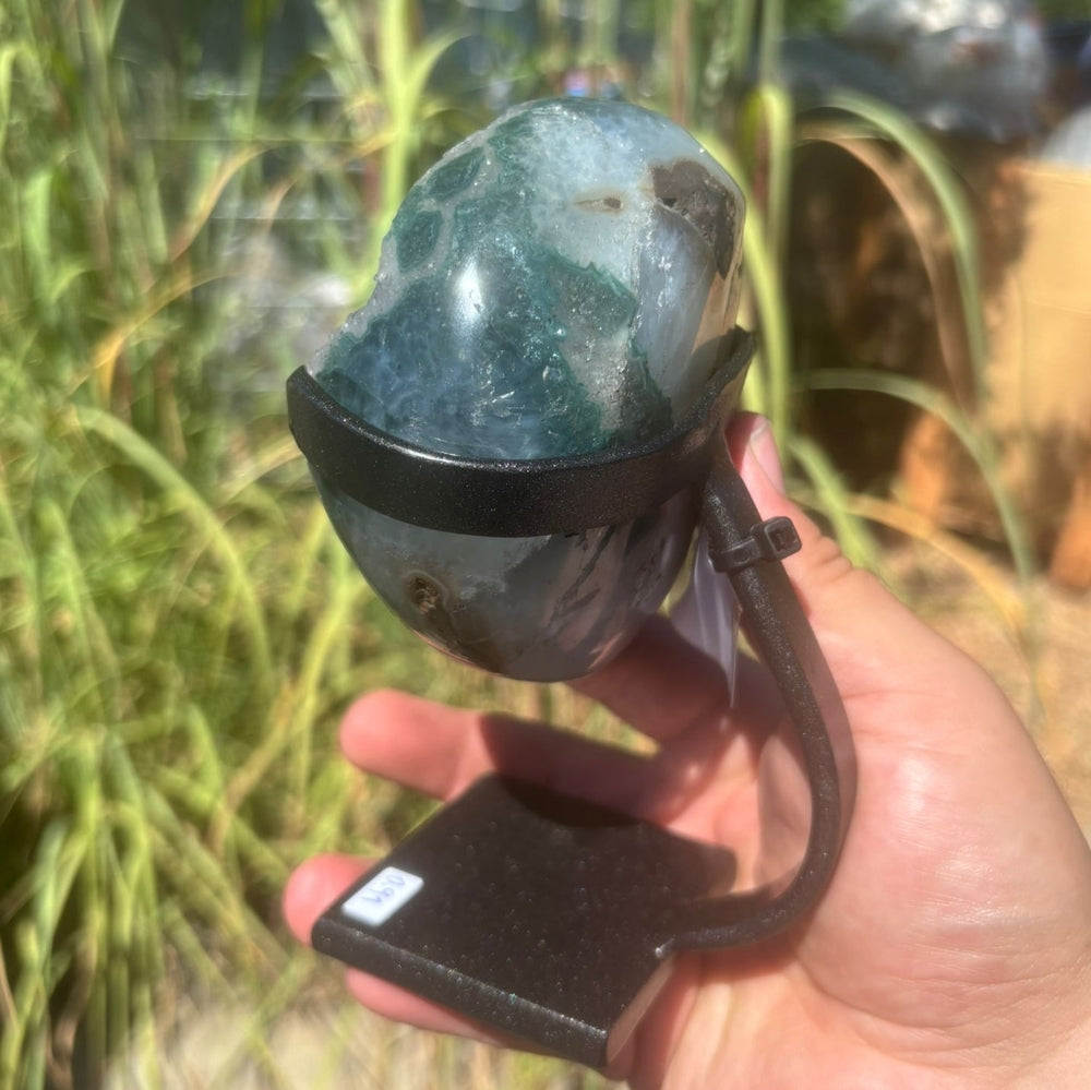 Purple Amethyst With Green Japer Banding 💜💚 PGA01