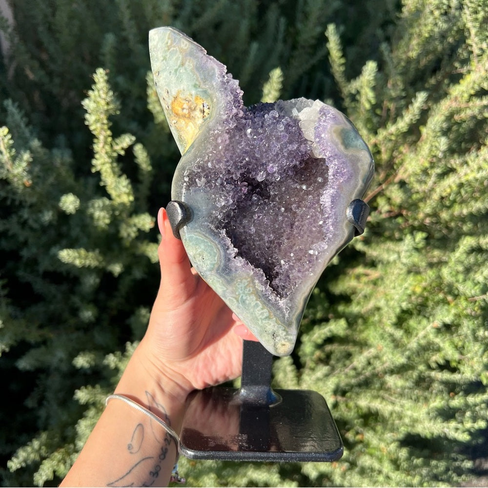 Purple Amethyst with Calcite 💜💎 PAC10