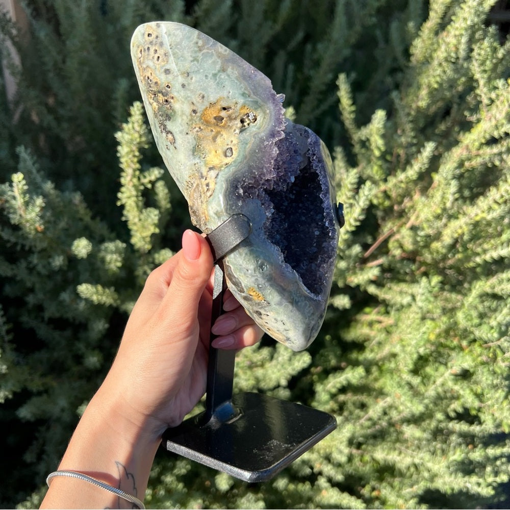 Purple Amethyst with Calcite 💜💎 PAC10