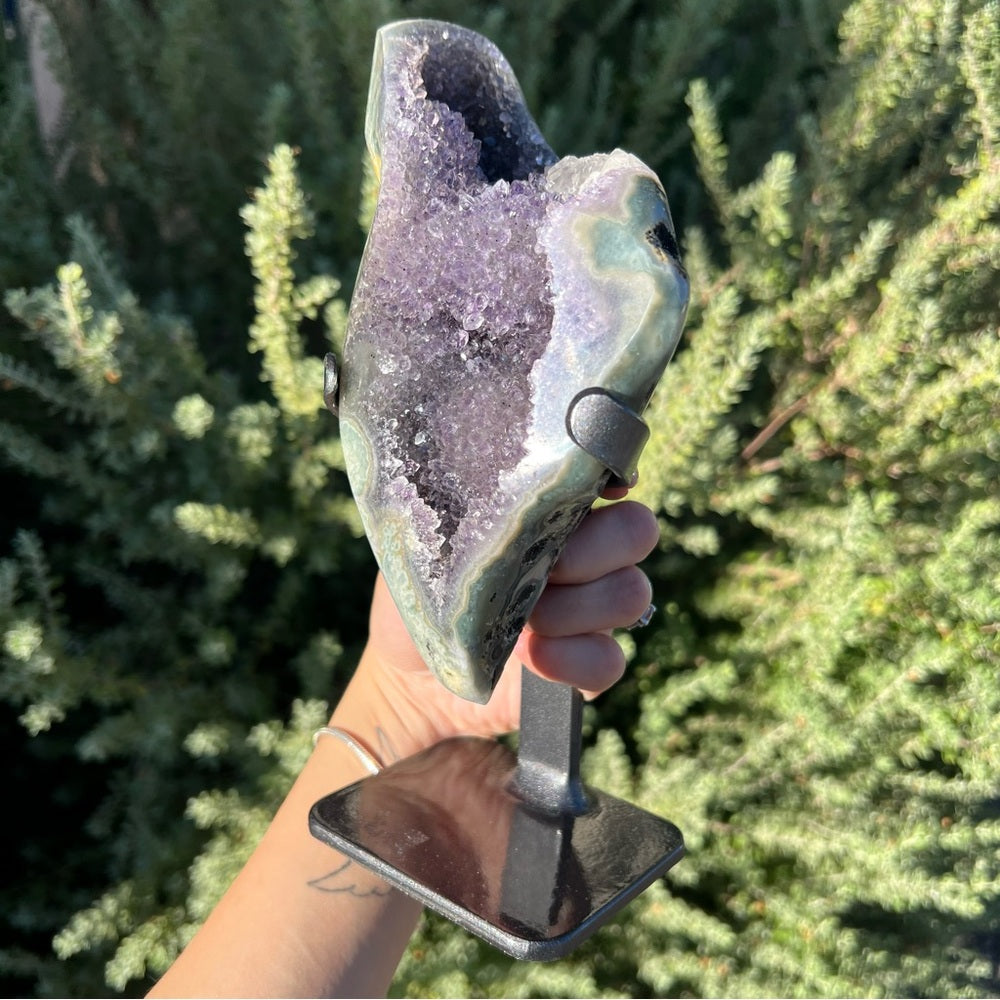 Purple Amethyst with Calcite 💜💎 PAC10