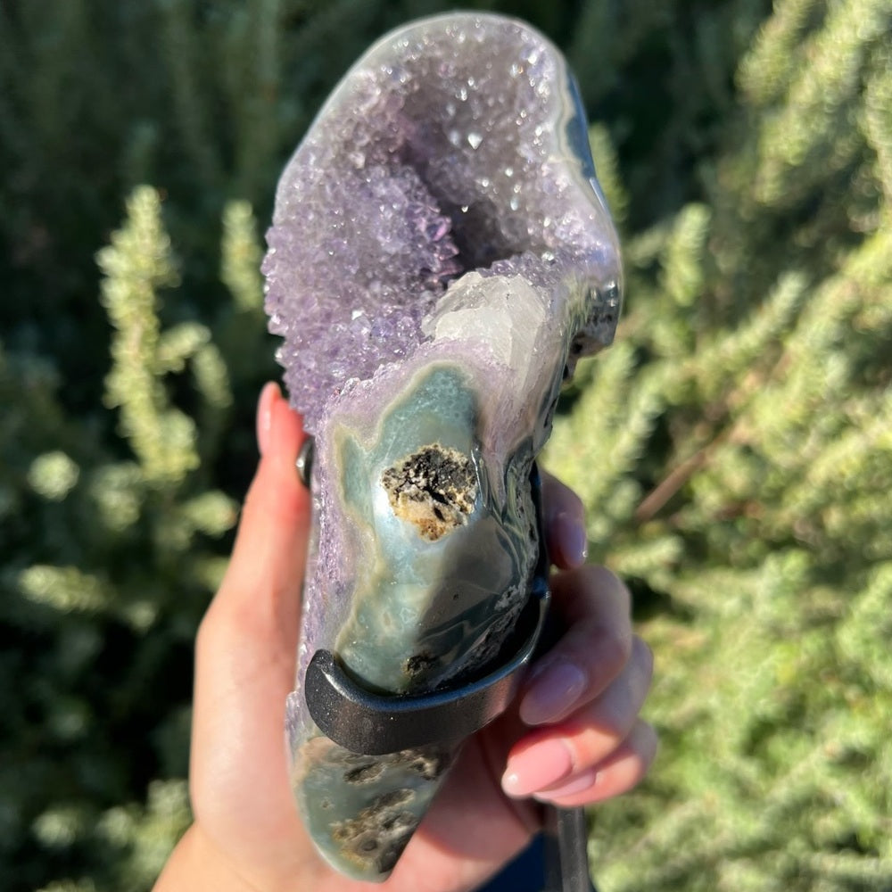 Purple Amethyst with Calcite 💜💎 PAC10