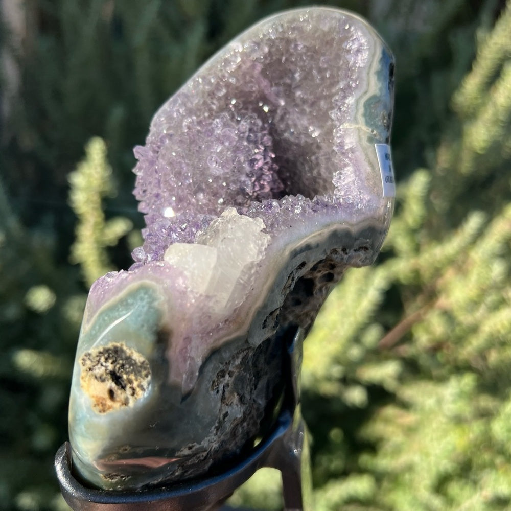 Purple Amethyst with Calcite 💜💎 PAC10