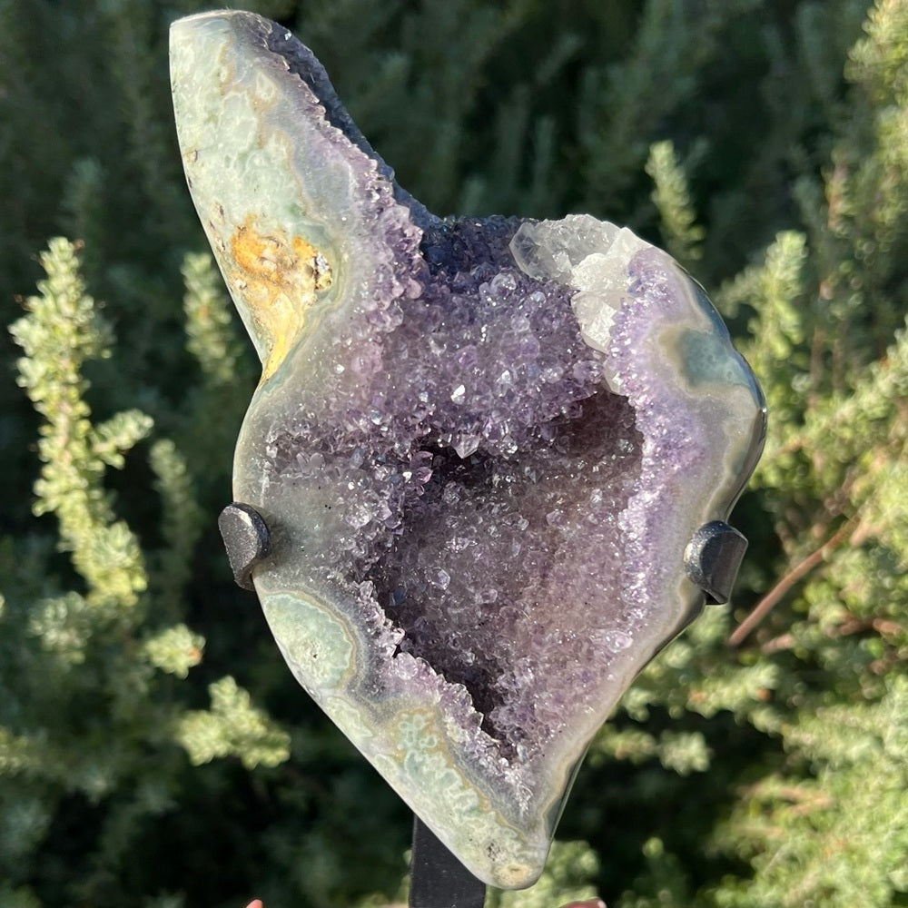 Purple Amethyst with Calcite 💜💎 PAC10